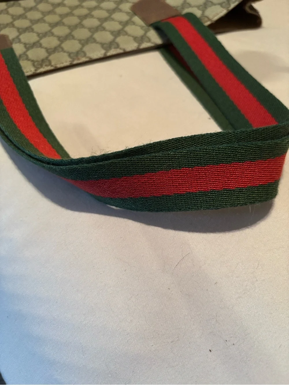 Authentic Vintage Gucci Sherry Line GG Supreme Tote – Classic 80s Style